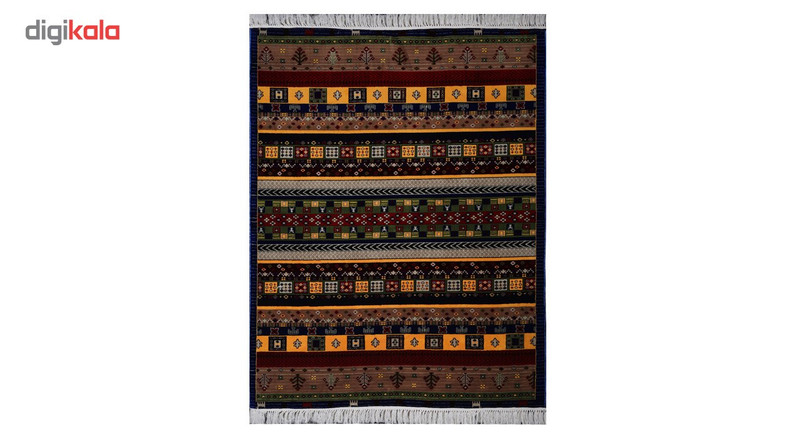 گبه ماشینی کاشان ابریشم کد 2003