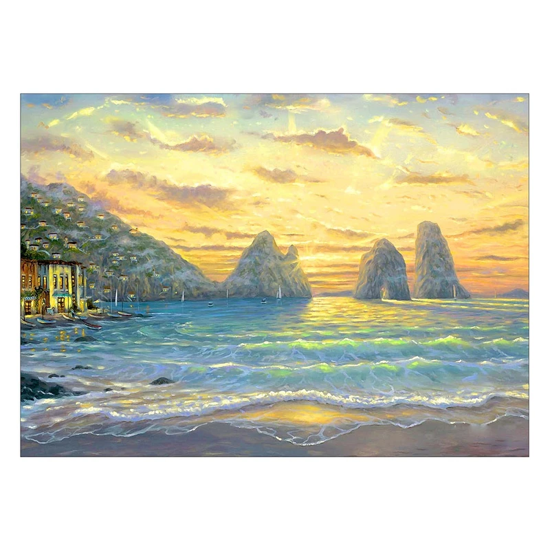 تابلو شاسی ونسونی طرح Robert Finale Original A New Dawn سایز 30x40 سانتی متر