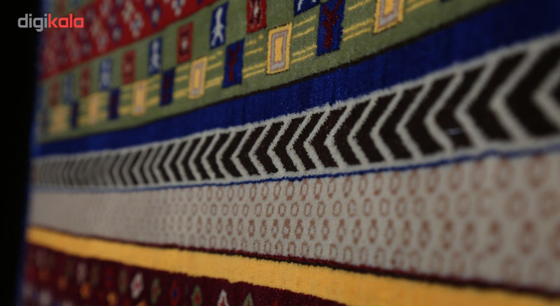 گبه ماشینی کاشان ابریشم کد 2003