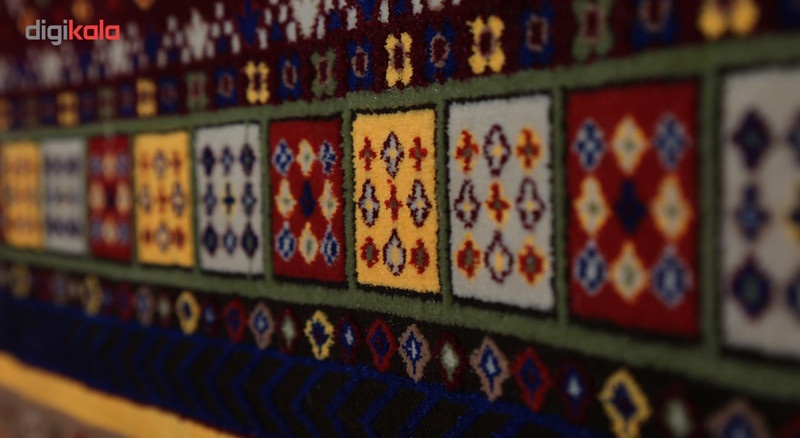 گبه ماشینی کاشان ابریشم کد 2003