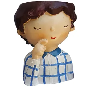 گلدان دکوری لیلپار طرح پسر مدل OMD-0003 B