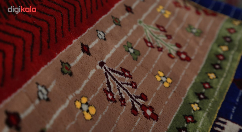 گبه ماشینی کاشان ابریشم کد 2003