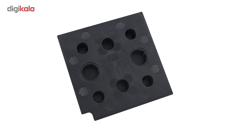 گلدان خود آبرسان سفید براق مربع مدل DF511 گلدان خود آبرسان سفید براق مربع مدل DF511