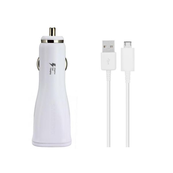 شارژر فندکی مدل EP-LN915U همراه با کابل microUSB شارژر فندکی مدل EP-LN915U همراه با کابل microUSB