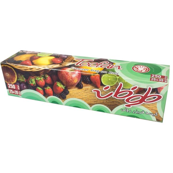 کیسه فریزر طوفان کد TPK-25 بسته 250 عددی کیسه فریزر طوفان کد TPK-25 بسته 250 عددی