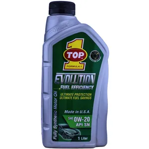 روغن موتور خودرو تاپ وان مدل Evolution 0W-20 حجم 1 لیتر