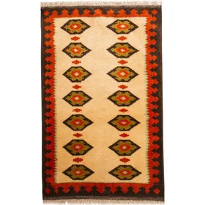 گبه دستبافت نیم متری سرزمین فرش کد GB9619