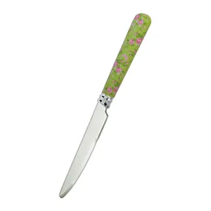 کارد میوه خوری سی اند اس مدل Floral Rose Butterfly - بسته 12 عددی