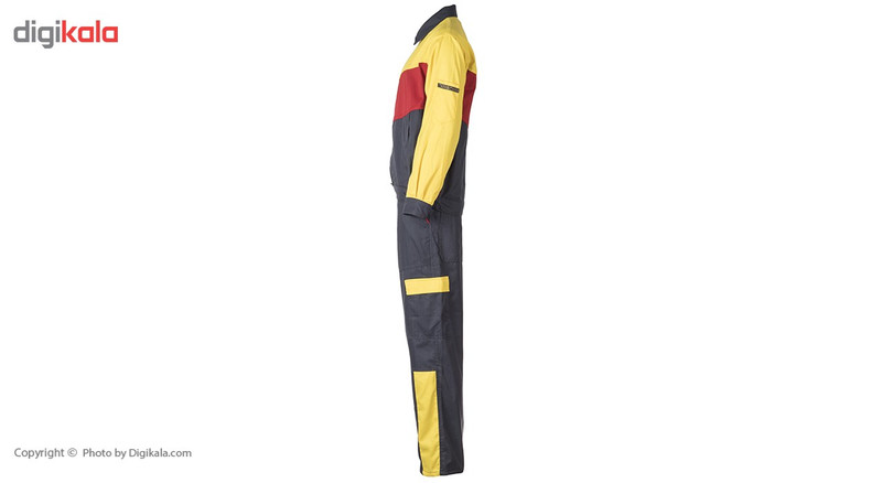 کاپشن و شلوار مهندسی خادم مدل سرمه ای قرمز زرد