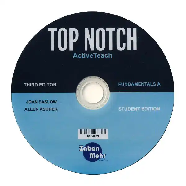 کتاب  top notch fundamentals a اثر JOAN SASLOW & ALLEN ASCHER انتشارات زبان مهر
