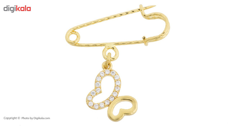 سنجاق سینه طلا 18 عیار ماهک مدل MP0024
