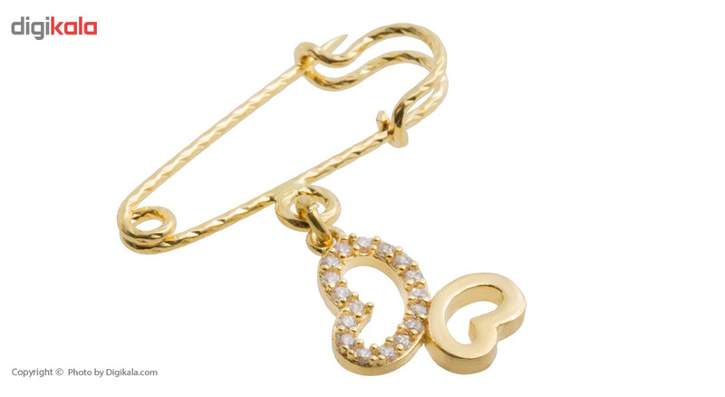 سنجاق سینه طلا 18 عیار ماهک مدل MP0024