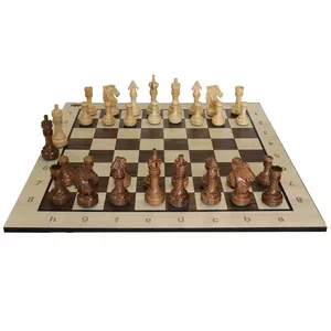 صفحه و مهره شطرنج مدل سلطنتی کد B