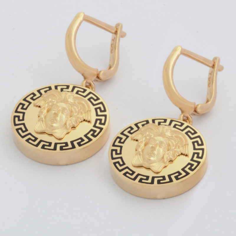 گوشواره طلا 18 عیار زنانه طلای مستجابی کد v2 - 5