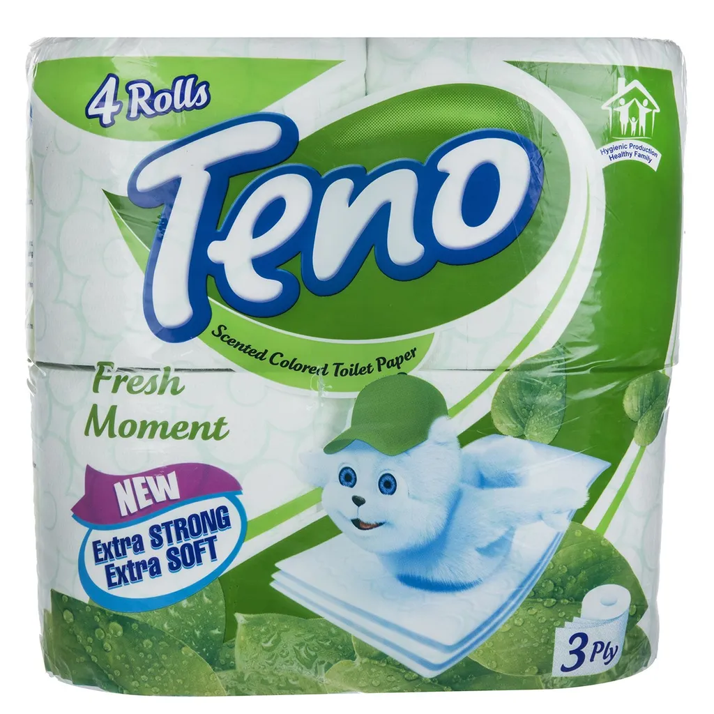 دستمال توالت تنو مدل Fresh Moment بسته 4 عددی