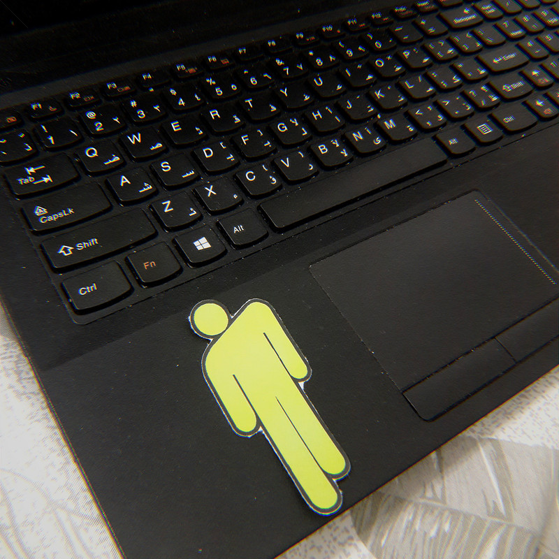 استیکر لپ تاپ مدل بیلی آیلیش کد 046