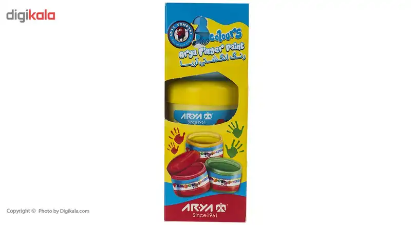 رنگ انگشتی 3 رنگ آریا مدل 7004
