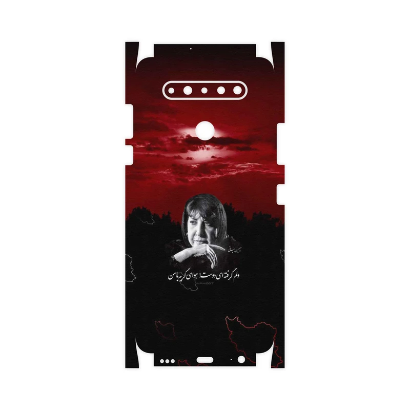 برچسب پوششی ماهوت مدل Simin Behbehani-FullSkin مناسب برای گوشی موبایل ال جی K51s