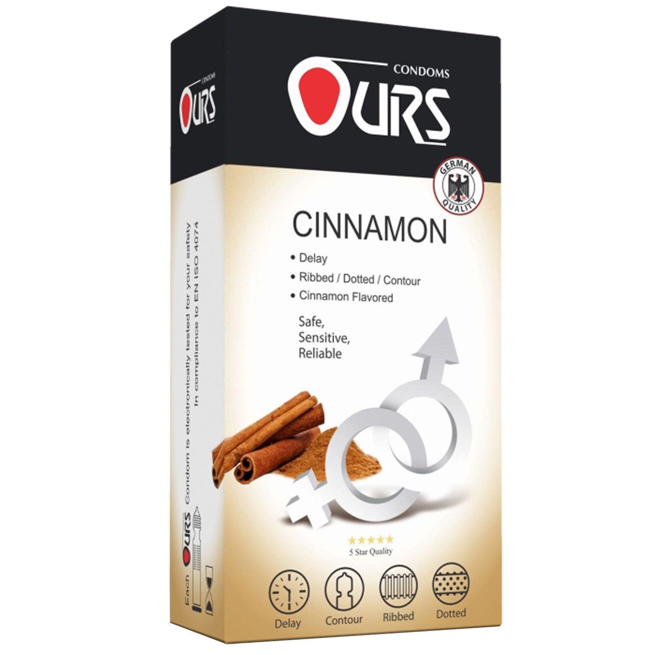 کاندوم اورز مدل Cinnamon بسته 12 عددی -  - 1