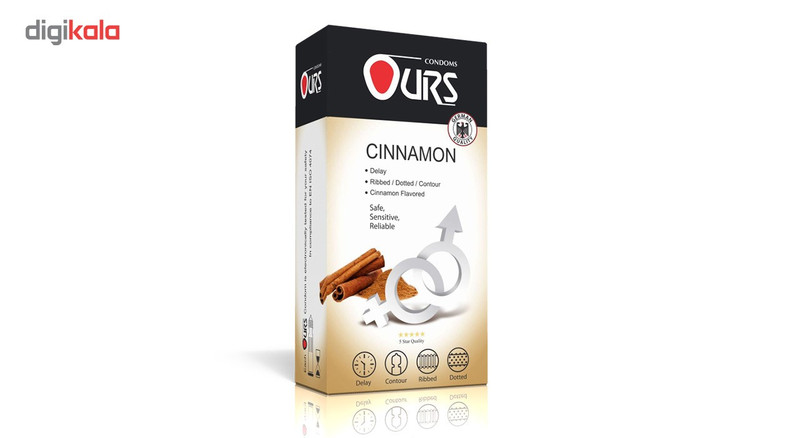 کاندوم اورز مدل Cinnamon بسته 12 عددی
