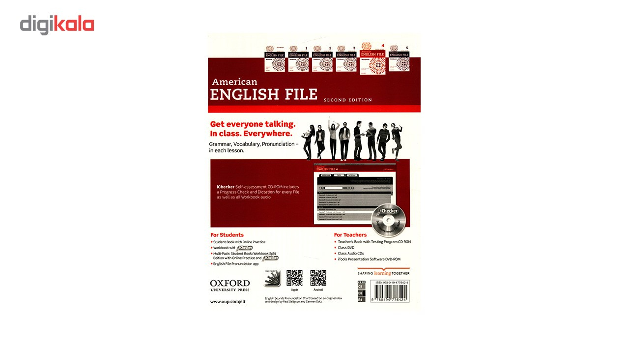 کتاب 4 American English File اثر کریستینا لاثام - دو جلدی
