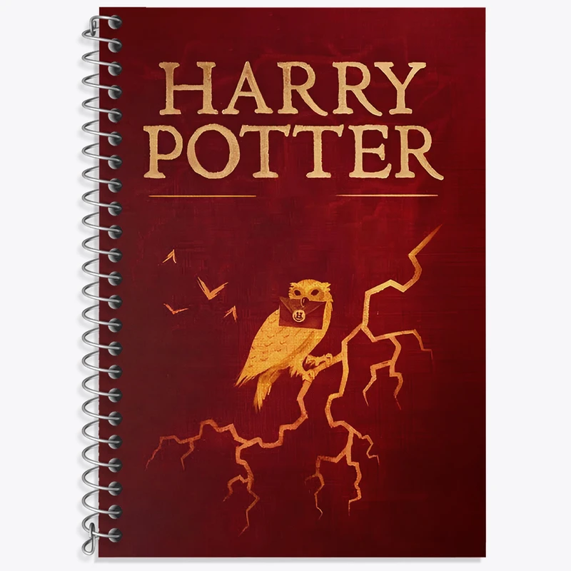دفتر نت موسیقی 50 برگ خندالو طرح هری پاتر (Harry Potter) کد N3160