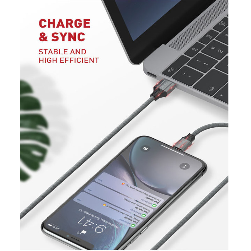 کابل تبدیل USB به microUSB الدینیو مدل LS441  طول 1 متر