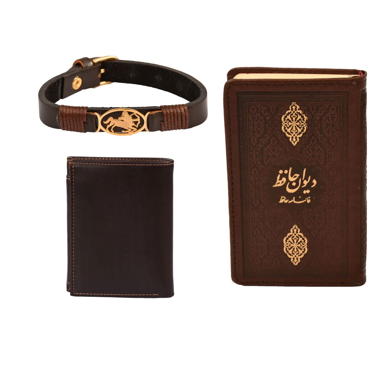 ست هدیه طرح تولد آذر  کهن چرم  مدل m106- 9
