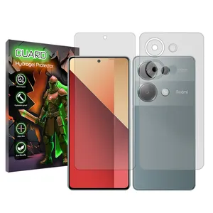 Guard transparent screen protector suitable Xiaomi Redmi Note 13 Pro 4G along with back of the phone 