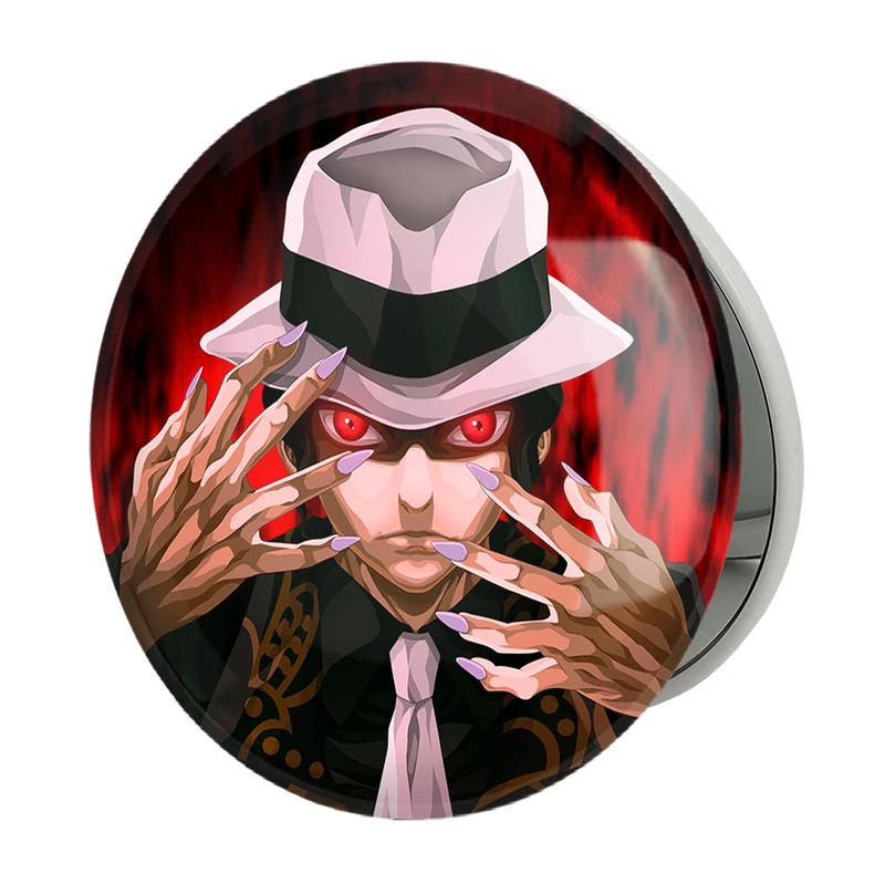 آینه جیبی خندالو طرح کیبوتسوجی موزان انیمه شیطان کش مدل تاشو کد 13263 