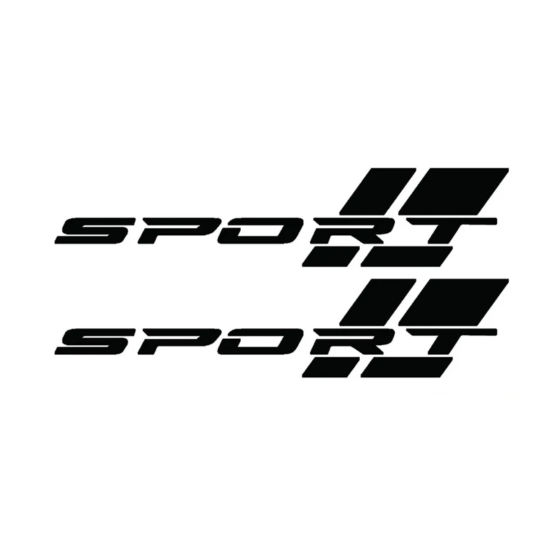 برچسب بدنه خودرو شیپرس طرح SPORT کد Ss005M بسته دو عددی