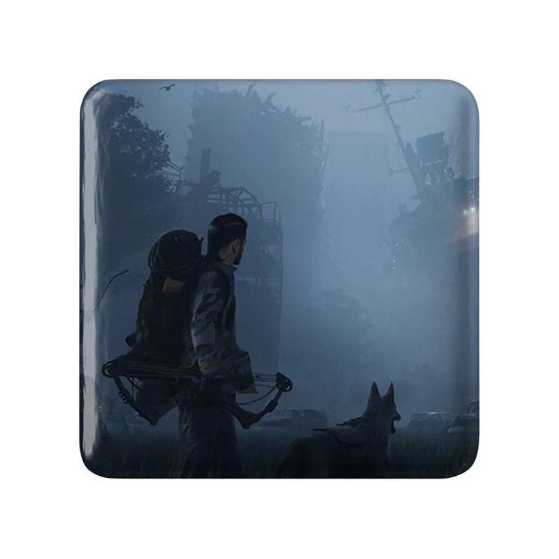 پیکسل خندالو طرح بازی آخرین بازمانده از ما (The Last Of Us) مدل مربعی کد 31718