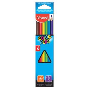 مداد رنگی 6 رنگ مپد مدل Color Peps کد 832002