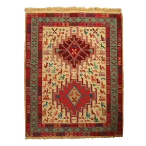 گلیم دستباف سرزمین فرش  کد TKG101