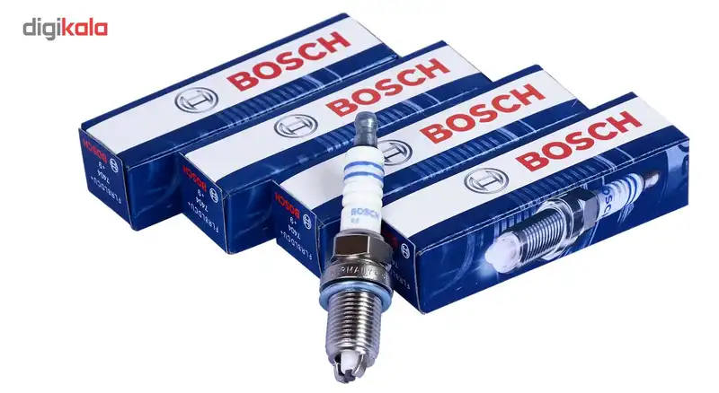 شمع خودرو بوش المان دو پلاتین مدل FLR8LDCU بسته ی 4 عددی