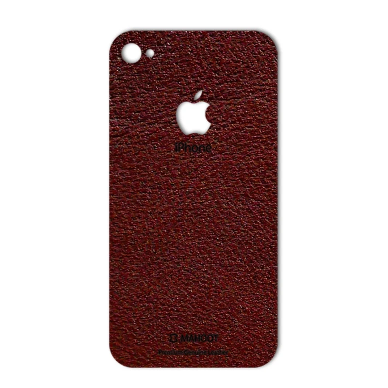 برچسب پوششی ماهوت مدلNatural Leather مناسب برای گوشی iPhone 4s