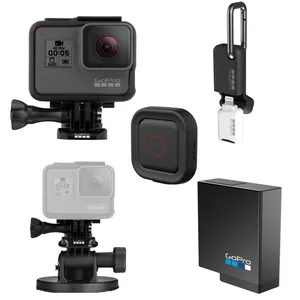 مجموعه دوربین فیلم برداری ورزشی گوپرو مدل HERO6 Black پکیج 2