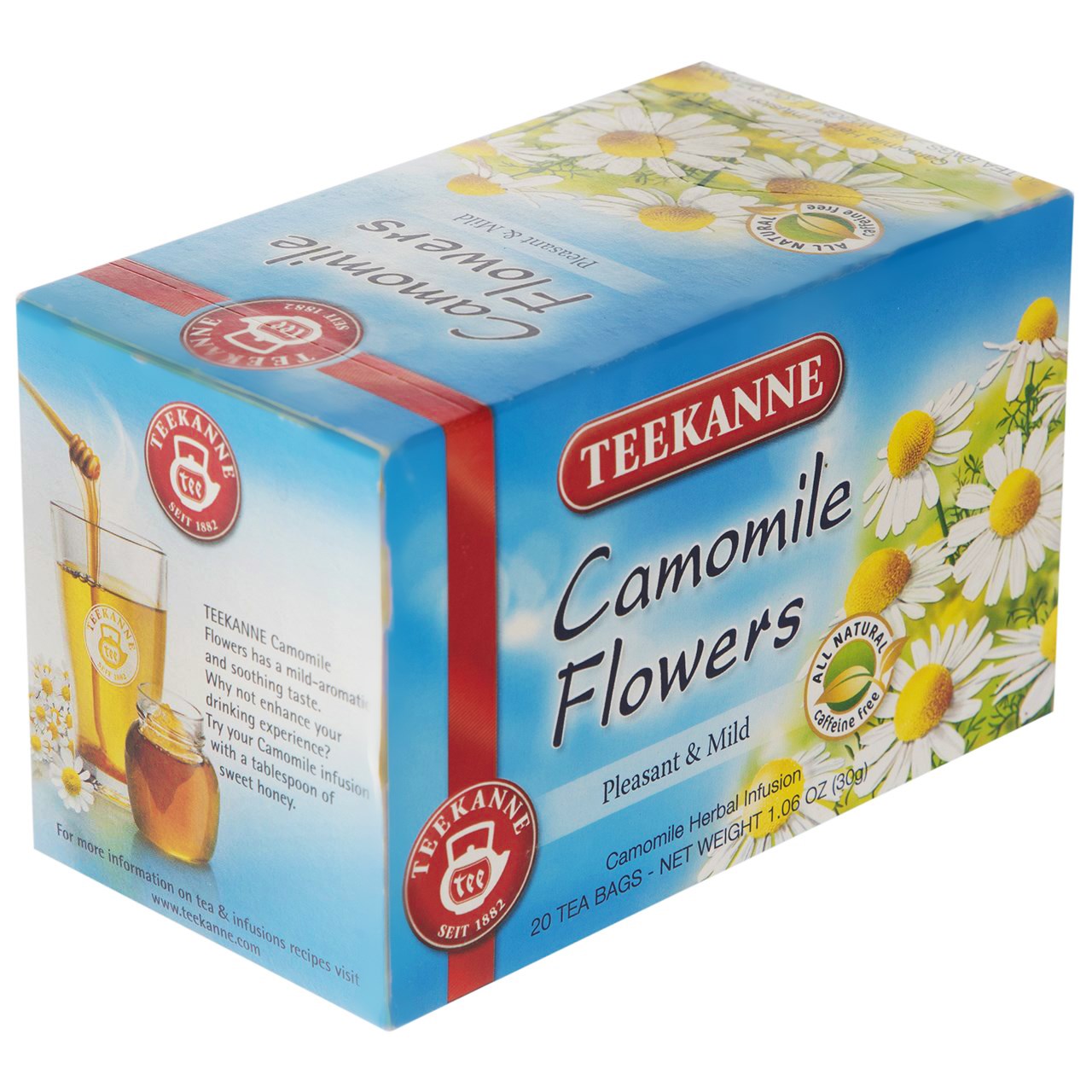 چای کیسه‌ ای تی کانه مدل Camomile Flowers بسته 20 عددی