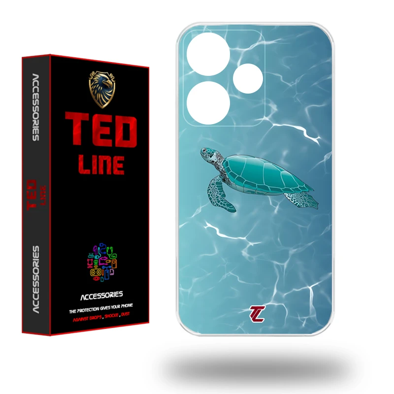 کاور تد لاین طرح لاک پشت کد 1100 مناسب برای گوشی موبایل شیائومی Redmi 13 4G