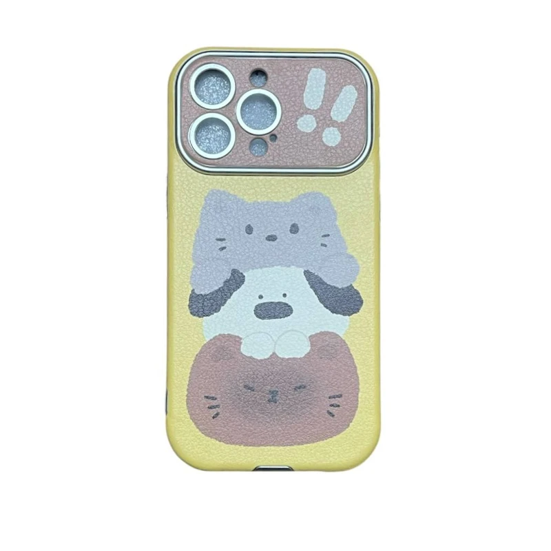 کاور مدل عروسکی طرح گربه سگ خرس  مناسب برای گوشی موبایل اپل Iphone 14 promax