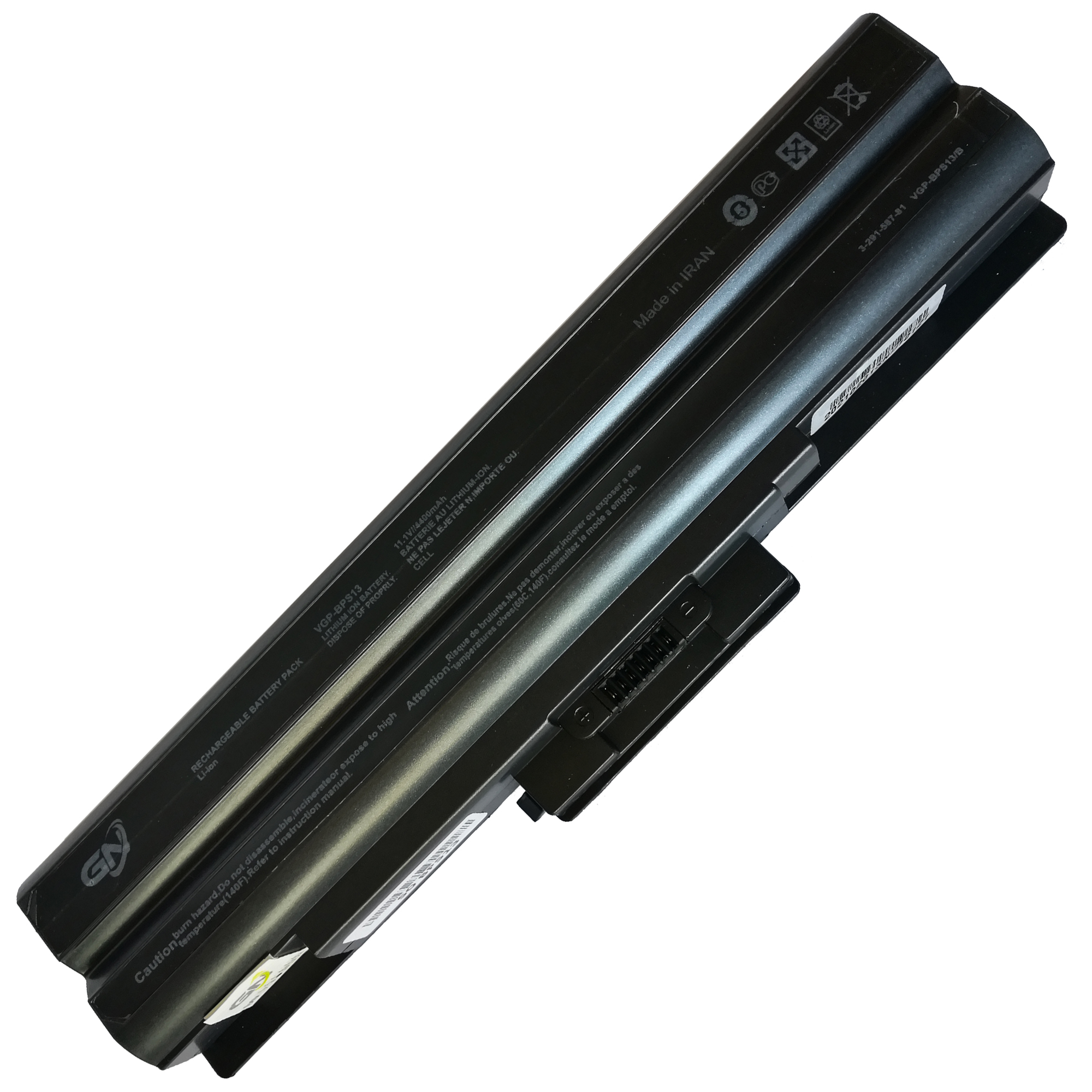 باتری لپ تاپ 6 سلولی گلدن نوت بوک جی ان مدل VGP- BPS13 مناسب برای لپ تاپ سونی VGN-FW/VPC-CW/VGN-CS/VGN-SR/VGN-NS/VGN-NW/VPC-S