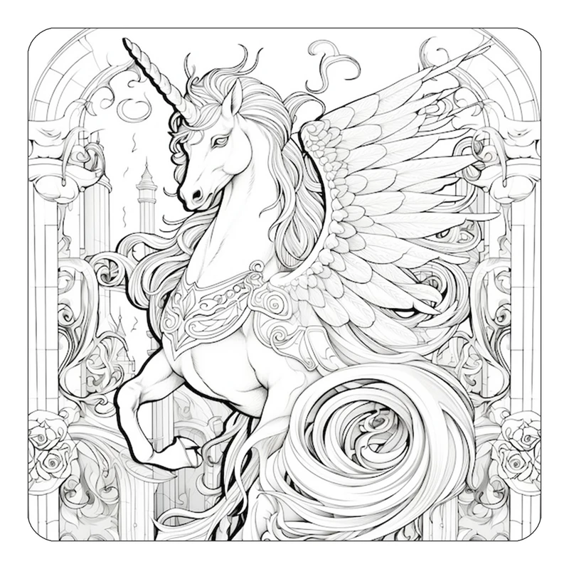 مگنت کاکتی طرح اسب تک شاخ و یونیکورن مدل mp30313