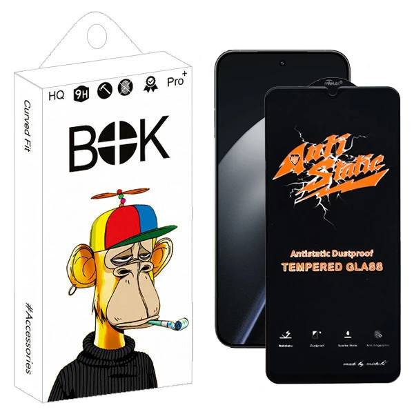 محافظ صفحه نمایش انتی‌استاتیک بوک مدل Force مناسب برای گوشی موبایل شیائومی Mi 15T pro