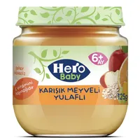 پوره میوه طعم مخلوط میوه و جودوسر هروبیبی - 125 گرم