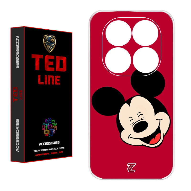 کاور تدلاین طرح میکی موس کد 1213 مناسب برای گوشی موبایل شیائومی Poco X7 / Redmi Note 14 Pro 4G