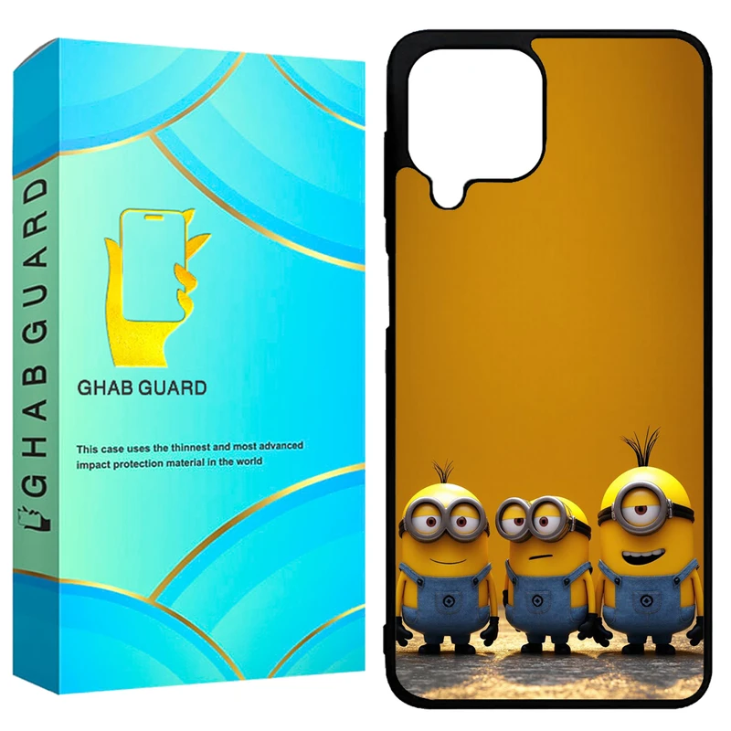 کاور قاب گارد طرح مینیون مدل GCHPA224 مناسب برای گوشی موبایل سامسونگ Galaxy A22 4G / M22 4G / M32 4G