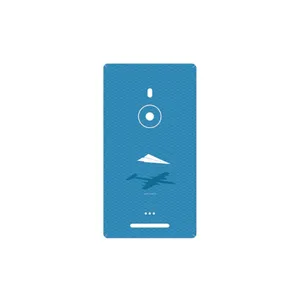 MAHOOT Minimal Paper Airplane Cover Sticker for Nokia Lumia 925