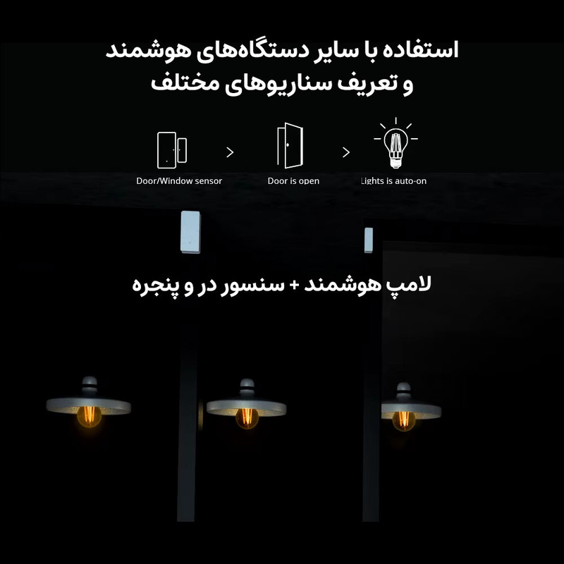 لامپ هوشمند فیلامنتی سونوف مدل B02-F-WiFi پایه E27
