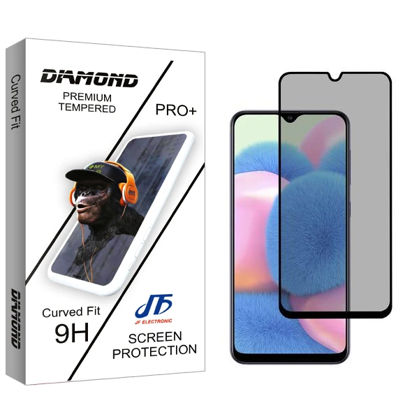 محافظ صفحه نمایش حریم شخصی جی اف مدل Diamond مناسب برای گوشی موبایل سامسونگ Galaxy A30s