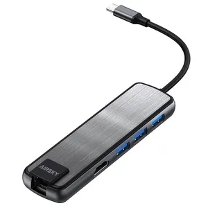 هاب شش پورت USB-C ایراسکای مدل DJ-TC090